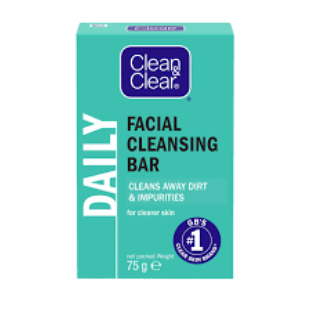 CLEAN &CLEAR CLEANSING BAR 75G